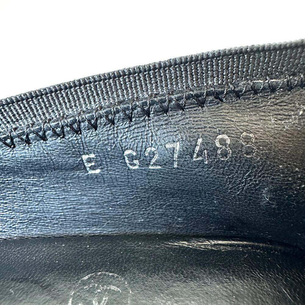 CHANEL Black Gold Metallic Cap Toe Stretchy Block Heel Pumps IT 40 - Picture 14 of 16